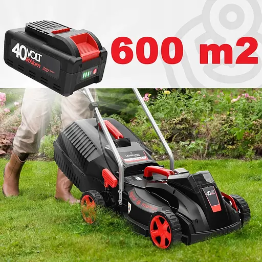 Газонокосарка акумуляторна Lehmann LGALM-4032 (32 см, 30 л) - фото 4