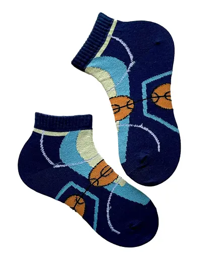 Шкарпетки дитячі "Баскетбол" з індійської бавовни 413021 - фото 1