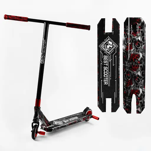 Самокат трюковий Best Scooter 72х13х58 см Різнобарвний 000231676 - фото 2