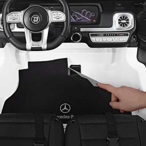 Електромобіль дитячий Bambi M 4259EBLR-1 Mercedes-Benz Білий - фото 5