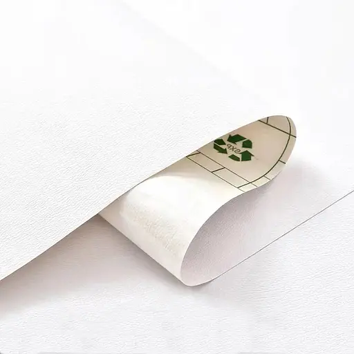 Самоклеющаяся экокожа в рулоне 1.37х1м х 0.5мм Белый SW-00001166 - фото 1