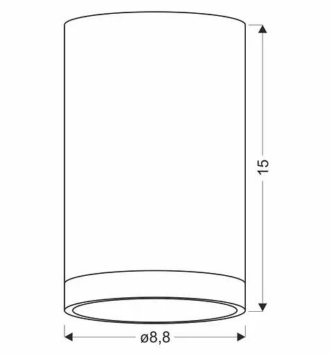Точковий світильник Candellux 2282879 TUBA - фото 3