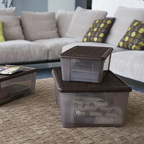 Контейнер для зберігання з кришкою Stefanplast Elegance XL 20л (30860) - фото 2