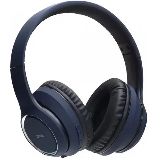 Блютуз Стерео Гарнитура Hoco W28 мятая упаковка Синий