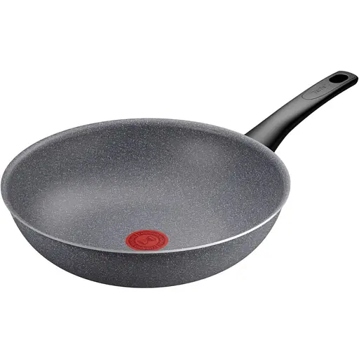 Сковорода Вок Tefal Hard Stone 28 см серая (D4561932)