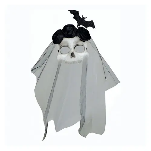 Маска Череп нареченої з фатою - фото 1