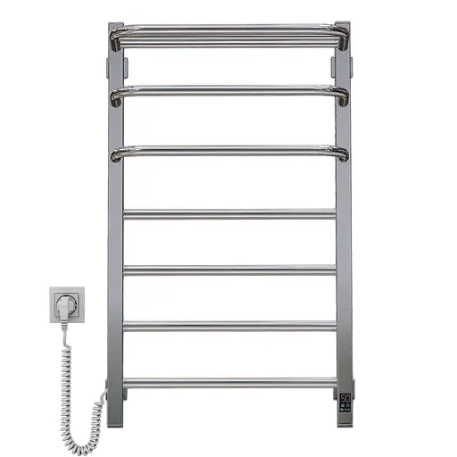 Электрический полотенцесушитель Navin Fortis 480x800 Sensor левый 12-228153-3680, Хром, Левое, Электронный - фото 2