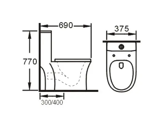 Унитаз-компакт c функцией пенообразования Asignatura Advance 95802505 с сидением Soft Close, Белый - фото 2