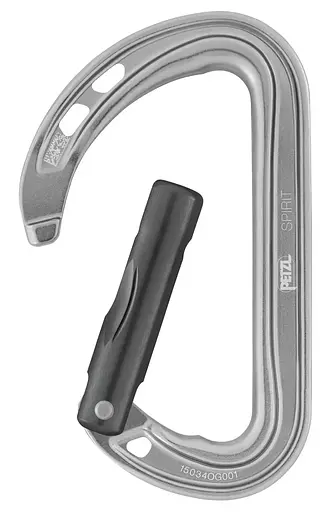Карабин Petzl Spirit Straight Grey (1052-M061AA00) - фото 2