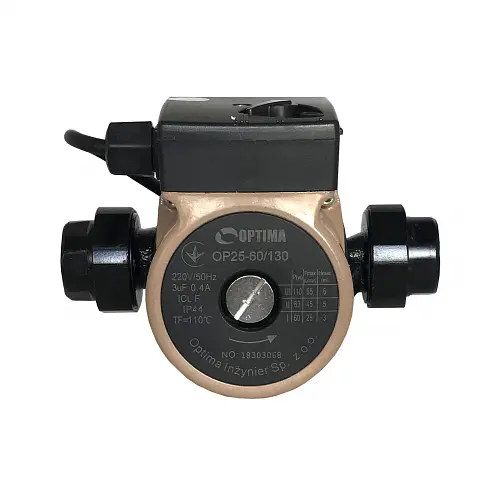 Циркуляционный насос Optima OP25-60 130 мм. (+Гайки, +кабель з вилкою) - фото 4