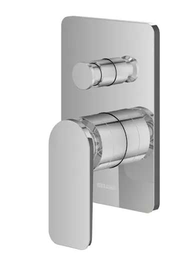 Душова система прихованного монтажу Kohlman Wexpo хром + Box прихованого монтажу QW210WR30, Хром - фото 2