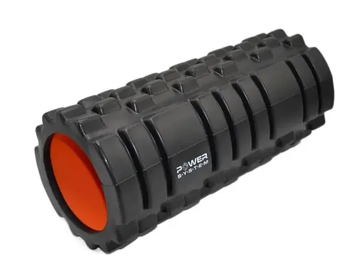 Масажний ролик (роллер) Power System PS-4050 Fitness Foam Roller Black/Orange (33x15см) (PS-4050_Orange) - фото 5