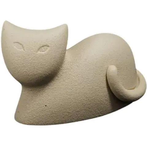 Статуэтка Linea Sette Ceramiche N38/C Кот 9 см, бежевая - фото 1
