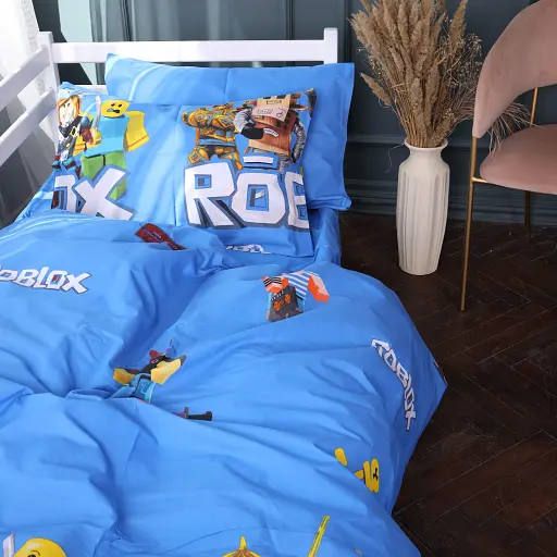 Підковдра MirSon Roblox game blue бязь 110х140 см (2200011551487)