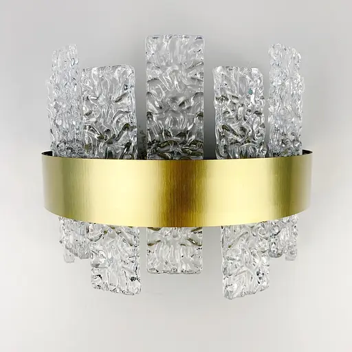 Бра дизайнерське з крижаними пластинами Line F MB 8082 - фото 9