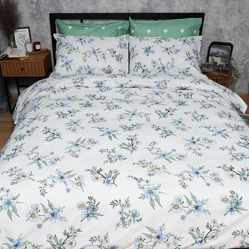 Пододеяльник Moon&Star Бязь Gold Люкс Spring Harmony Полуторный 143x210 см - фото 2