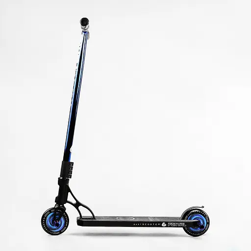 Самокат трюковый Best Scooter 58х89 см Черно-голубой 000231341 - фото 7