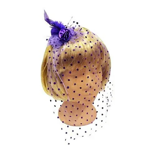 Капелюшок міні з вуаллю - фото 1