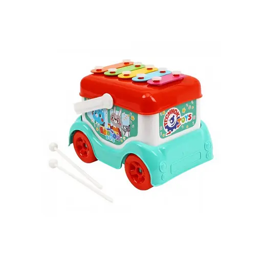 Дитяча музична іграшка "Автобус-ксилофон" 9857TXK - фото 4
