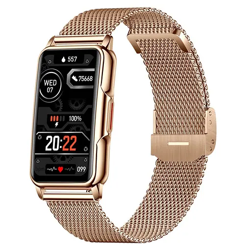 Часы Smart Mioband Nano+ Gold, 2 ремешка - фото 4