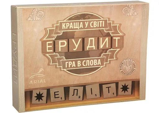 Настольная игра Arial Эрудит (элитная версия) (укр.) (91022)