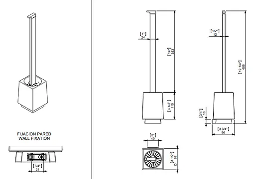 Йоржик для унітазу Sonia S7 131914, Хром - фото 4