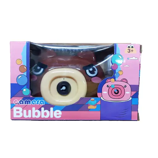 Фотоапарат з мильними бульбашками 168, підсвічування, музика, на батарейках, в коробці (6981573190098) Вид 2 - фото 1