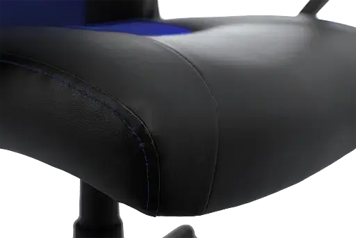 Геймерское кресло GT Racer черное с синим (X-2640 Black/Blue) - фото 8