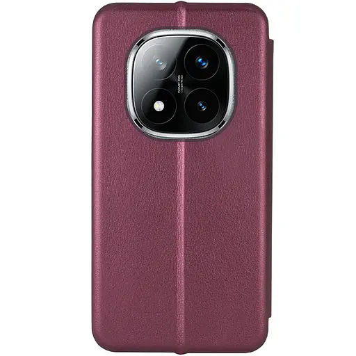 Чехол-книжка Epik кожаный Classy для Xiaomi Redmi Note 14 Pro 4G Бордовый - фото 2