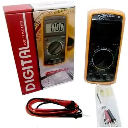 Мультиметр Digital DT-9207 A+ кліщі струмовимірювальні портативний тестер жовтий/чорний - фото 3