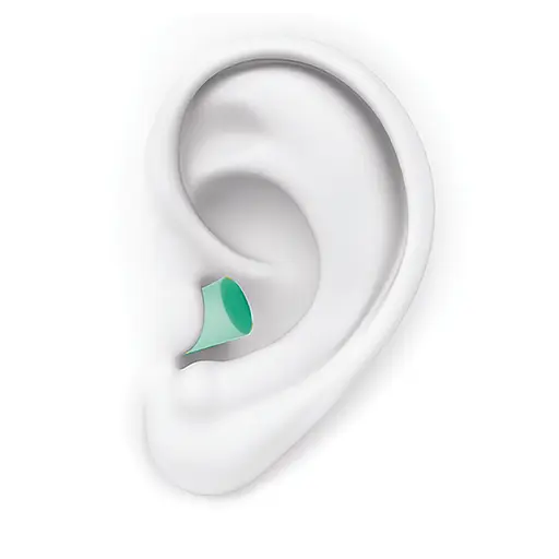 Пінні беруші для сну 10 пар HASPRO MULTI10 SNR 38 дБ Ментолові (1119-02) - фото 6