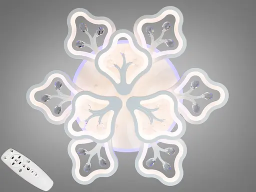 Стельова LED-люстра з диммером і кольоровою підсвіткою, 150W - фото 1