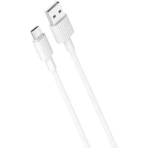 Кабель XO NBP156 USB cable for micro Білий - фото 1