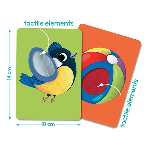 Набор карточек с тактильными элементами «На прогулке» 301231 - фото 5