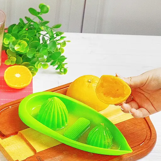 Соковыжималка ручная для цитрусовых и терка для овощей, Kitchette Зеленый 84956 - фото 6