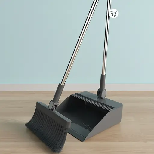 Совок с щеткой из нержавеющей стали TL-HC03 Серый (TL-HC03G) - фото 2