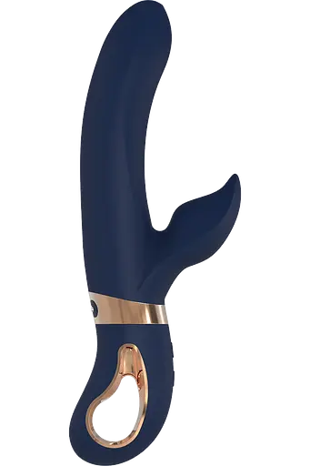 Вібратор-кролик Dreamtoys Goddess Collection Atropos 23 см синій - фото 3