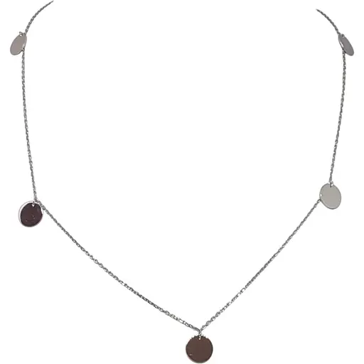 Серебряное колье Qvaliz Монетки. 90801149