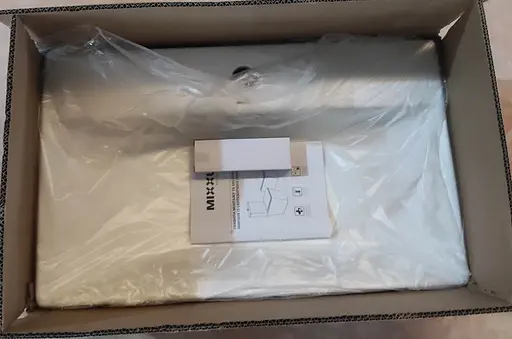 Умивальник підвісний Mixxus Premium Quadro-0206 600x360x130 мм з отвором під змішувач та переливом MP6509, Білий - фото 10