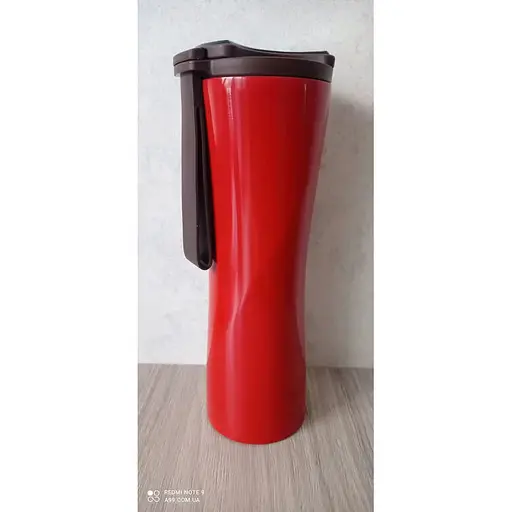 Термочашка Kiss Kiss Fish Tumbler Smart Coffee Oled с заварником 890 мл - фото 3
