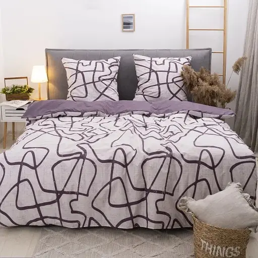 Комплект постільної білизни Viluta полуторний ранфорс 24254 100% бавовна - фото 1