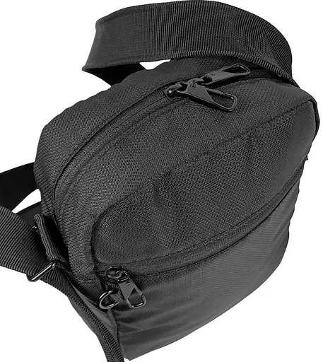 Чоловіча сумка через плече Антизлодій із Rfid захистом чорна LS sum0028743 - фото 7