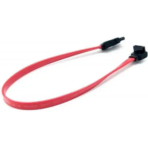 Кабель Sata Red 30 см ExtraDigital угловой разъем (KBV1742)