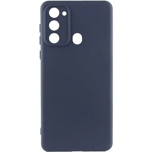 Чохол Silicone Cover Lakshmi Full Camera (A) для Tecno Spark Go 2022 (KG5m) Синій / Midnight Blue
