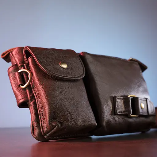 Чоловіча шкіряна сумка Vintage 24,5х14х4 см sum0012713 - фото 10