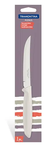 Ніж універсальний Tramontina PLENUS світло-сірий 12 см у блістері (23431/135) - фото 2