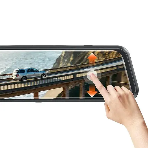Відеореєстратор Hoco DI36 Dual Camera with Digital display Black - фото 4