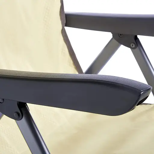 Кресло раскладное Uquip Justy XL песочно-серое (DAS303231) - фото 6