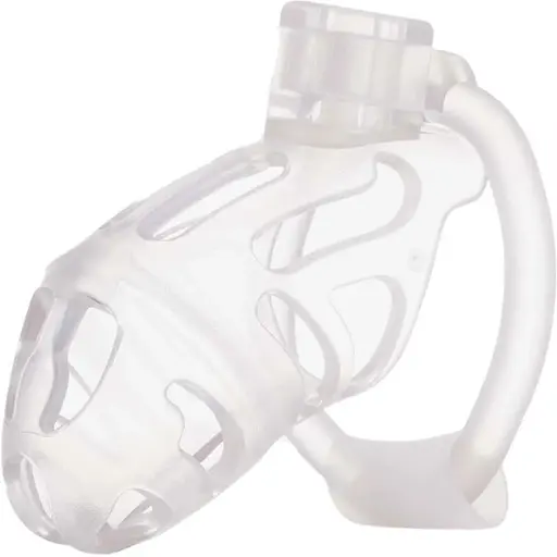 Клітка для пеніса Lockink Sevanda Plastic Penis Chastity Cage - Transparent