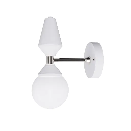 Настенные бра Dome №4 PikArt арт. 6257 Серебряный/белый - фото 1